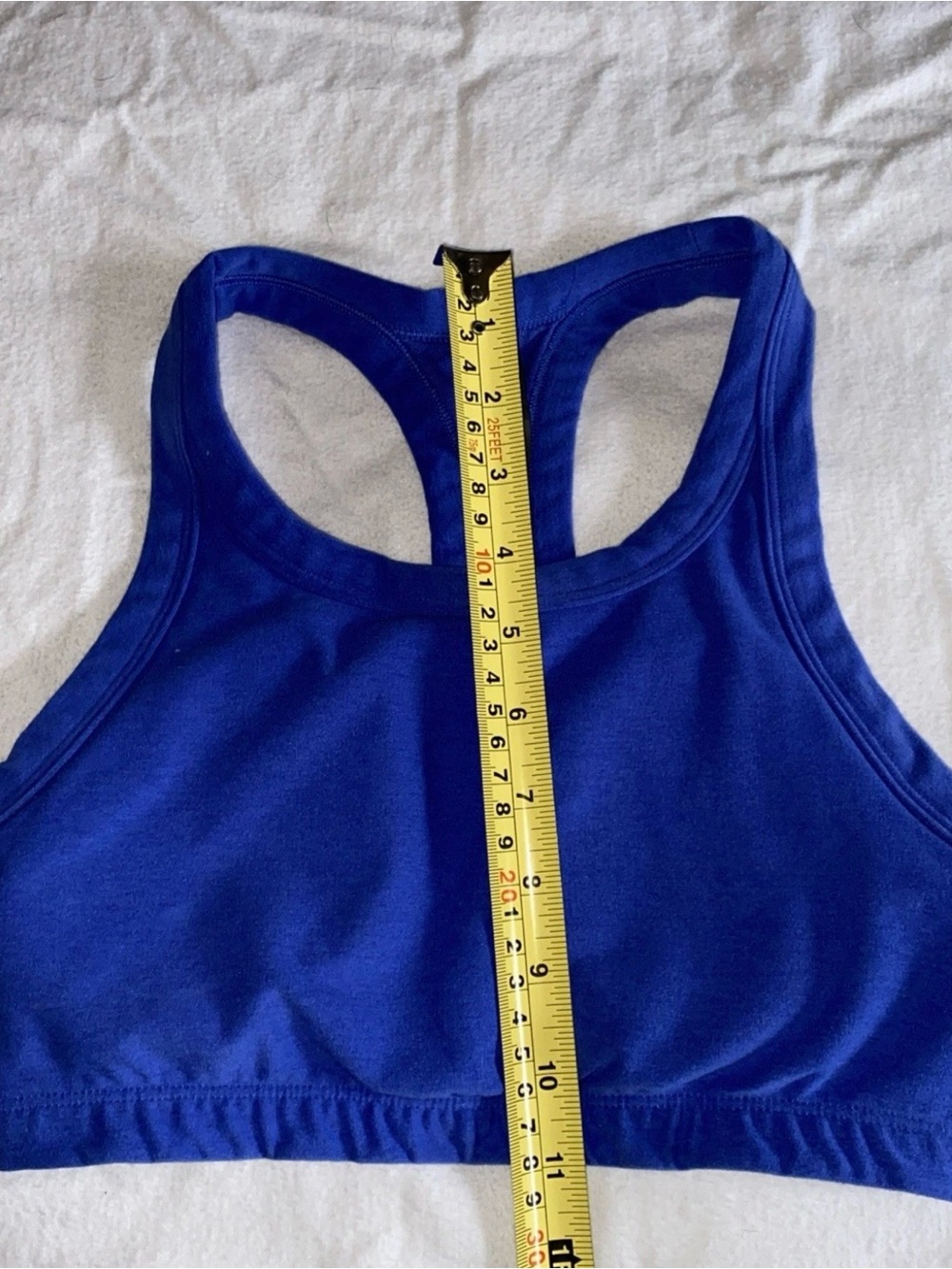 Vuori Cobalt Blue Racerback Sports Bra - Small - J9 - Picture 8 of 11